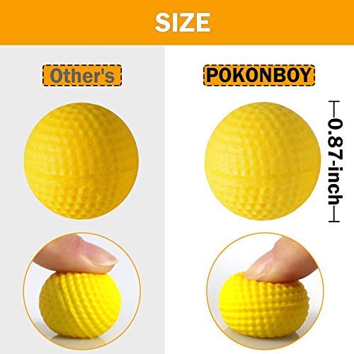 POKONBOY balls compatible with Nerf Rival Apollo for smooth reloading.