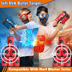 POKONBOY portable 12-pack targets for quick Nerf battles anywhere.