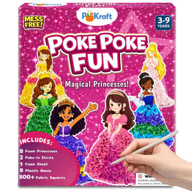 PoKraft Magical Princess Art Kit assembly: quick, kid-friendly setup for creative crafting.