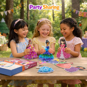 PoKraft Magical Princess Art Kit instructions: clear steps make completing projects easy.