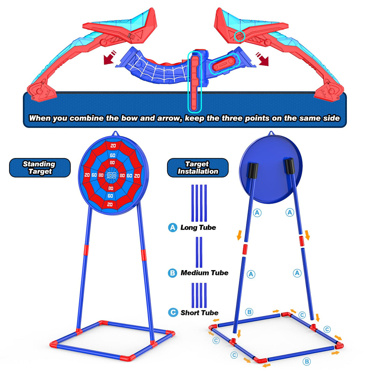Polkoliye soft grip handle on a kid-friendly bow