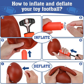 Polkoliye adds stability by filling water bags for steadier play.