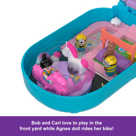 Polly Pocket Agnes doll with unicorn bike sparks playful storytelling