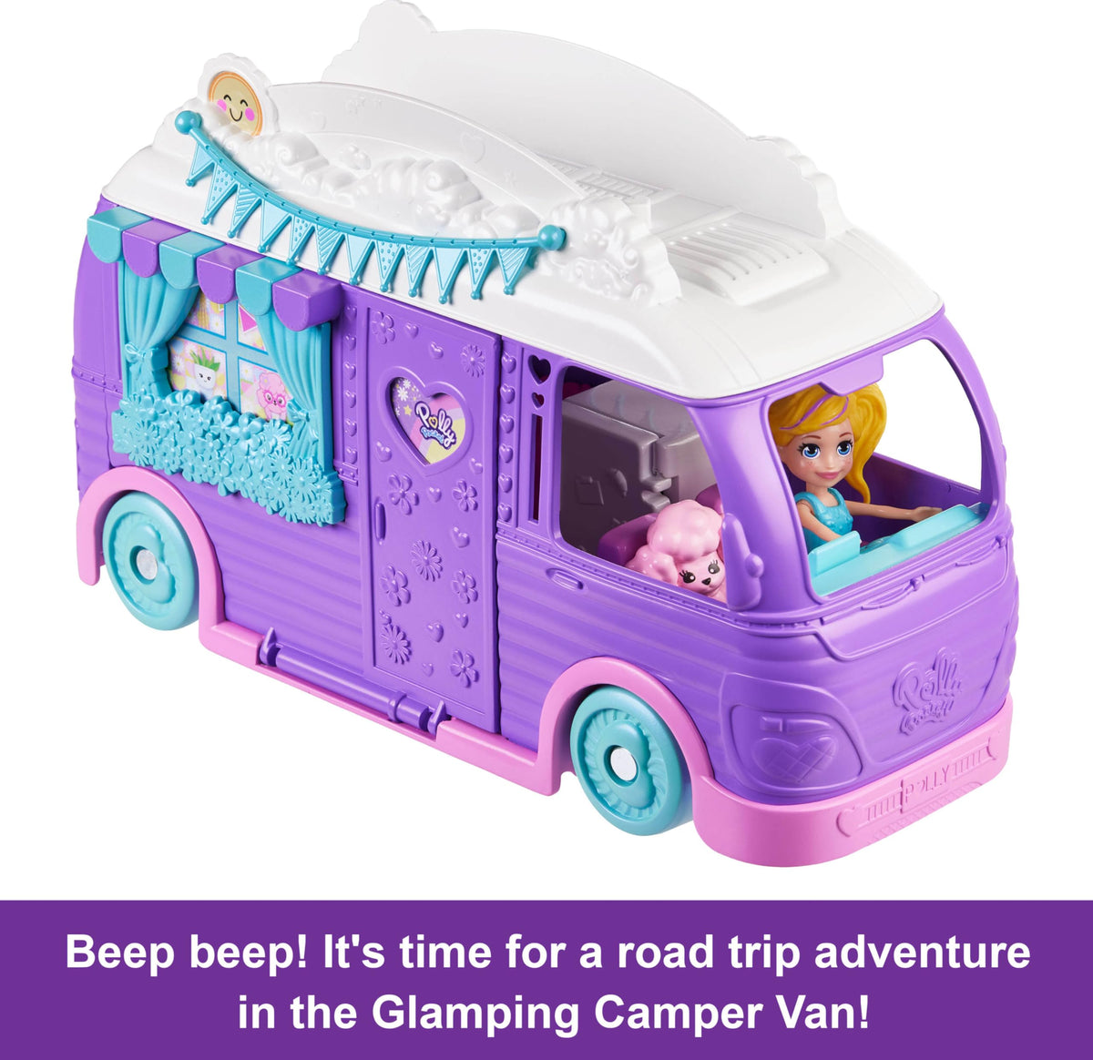 Polly Pocket bonfire with roasting marshmallows inspires cozy pretend snacks.