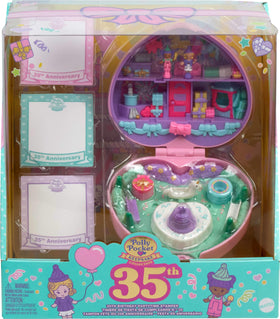 Polly Pocket display-ready collectible for a complete 35th anniversary set.