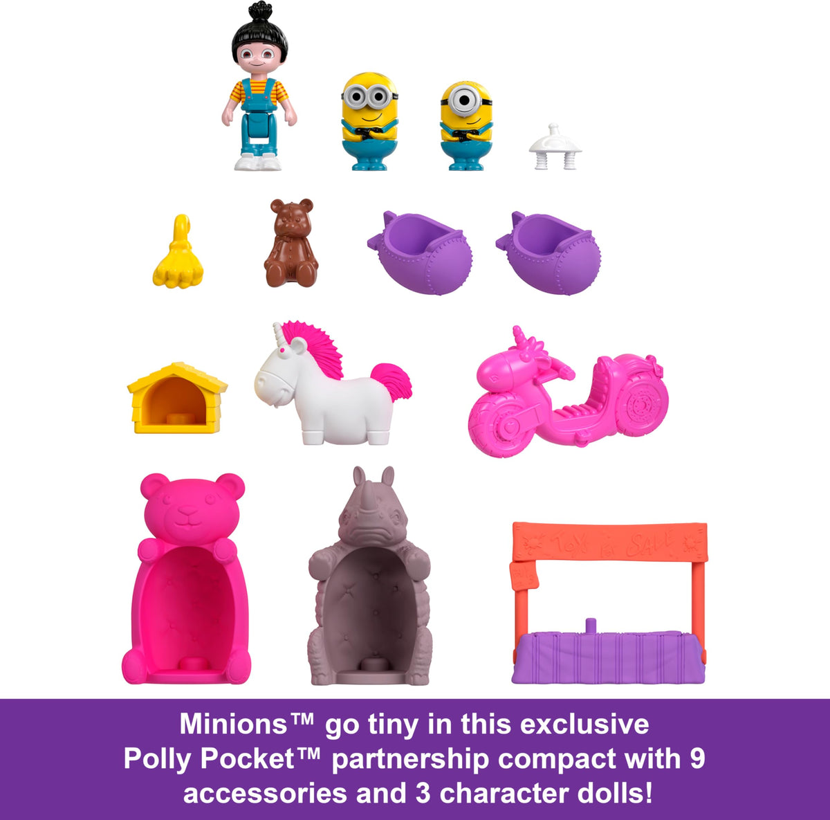 Polly Pocket Minions Bob doll adds mischievous micro-figure fun