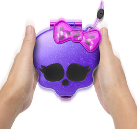 Polly Pocket Monster High playset bookcase reveal adds surprise storage and playful discovery.