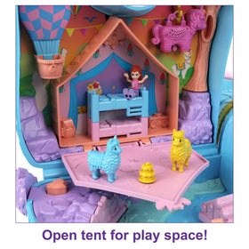 Polly Pocket Pop and Swap pieces let kids reconfigure scenes for endless play.
