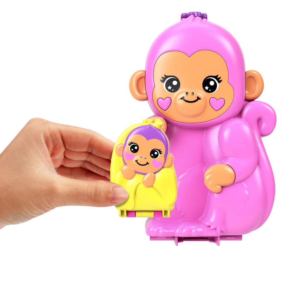 Polly Pocket pool scene invites splashes and social play among mini friends