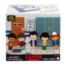 Polly Pocket Stranger Things Byers living room setup for storytelling