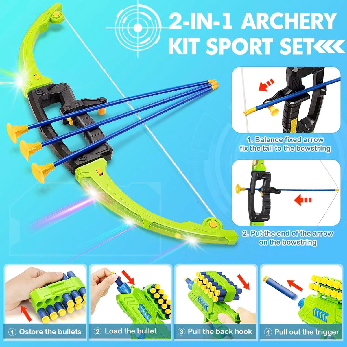 Polokping adjustable quiver straps keep arrows secure during motion.