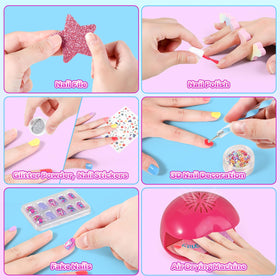 Polokping Press-On Nails provide versatile shapes for creative daily looks.