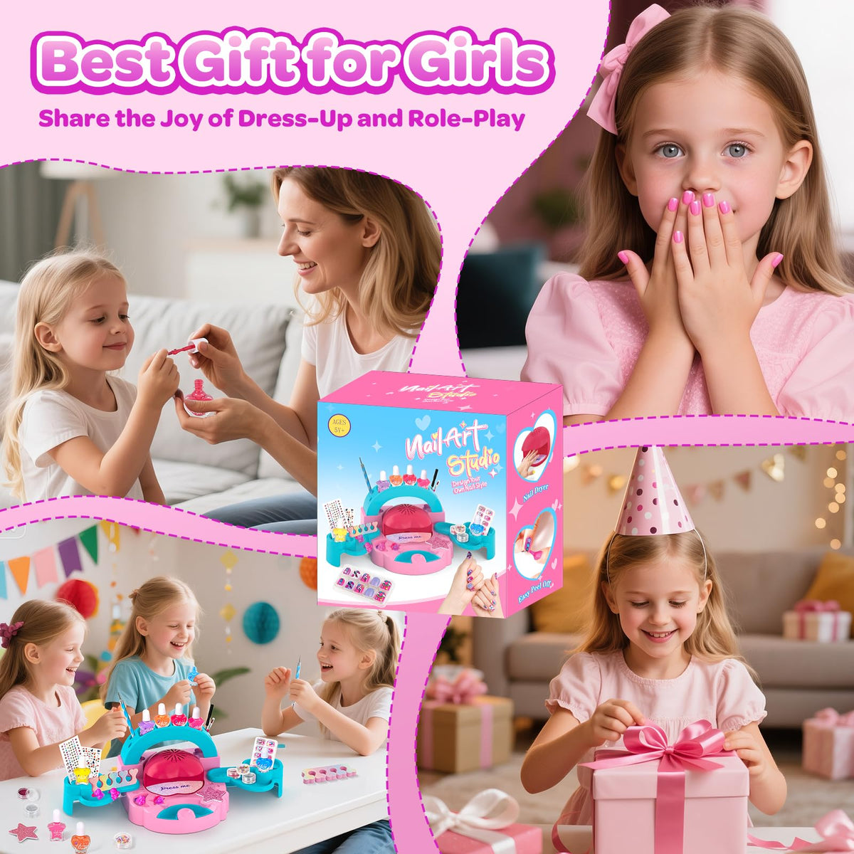 Polokping Toe Separator keeps little hands steady during polish time.