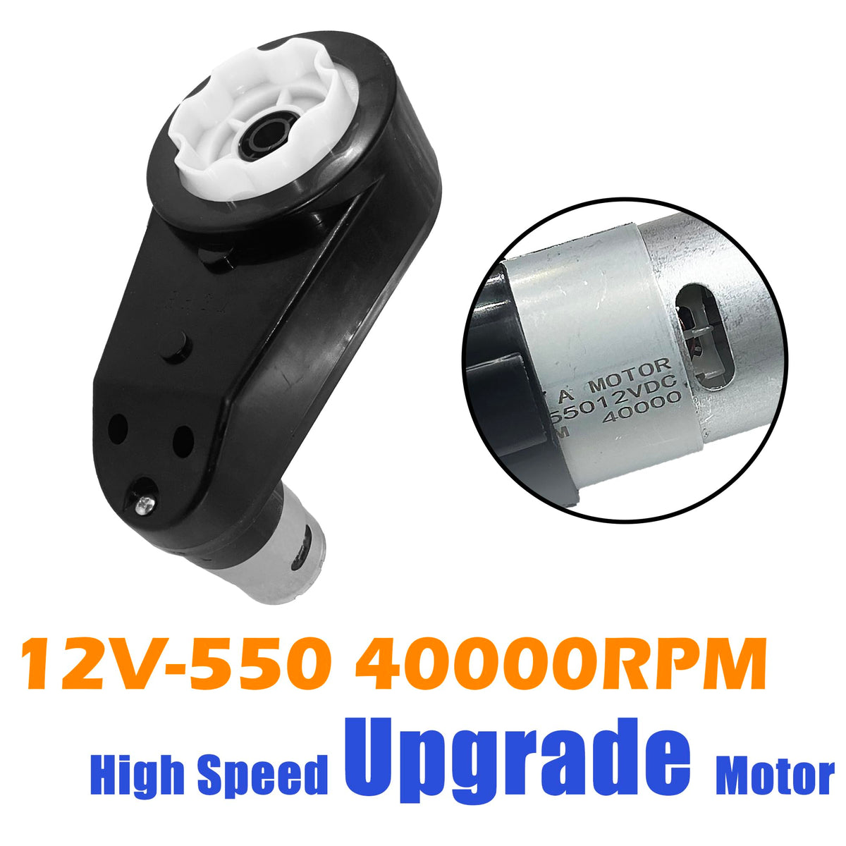 POLYNX 12V gearbox duo with white couplers for easy replacement