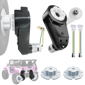 POLYNX 12V gearbox front view for Power Wheels upgrade