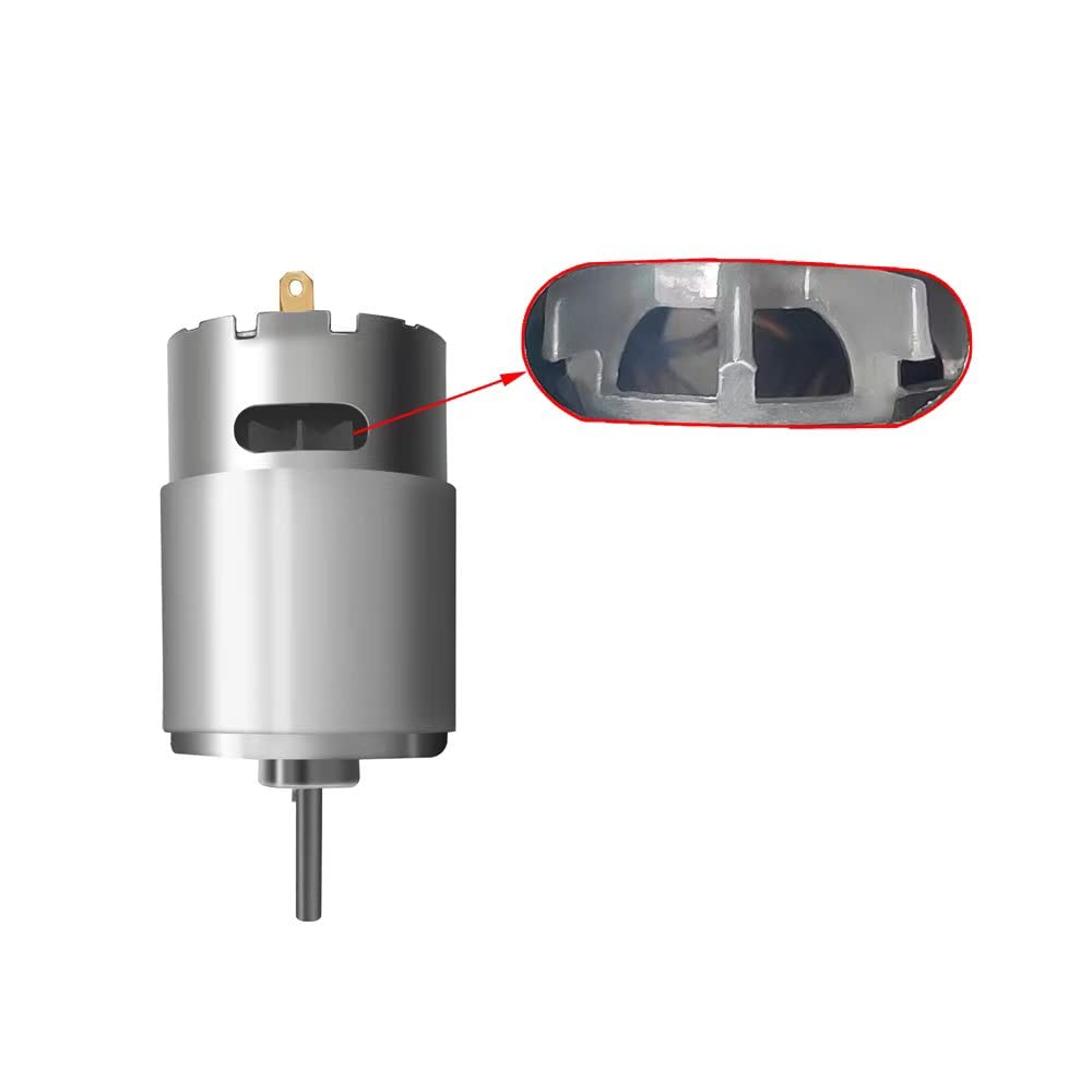 POLYNX cooling fan-equipped motor helps manage heat during high-torque use