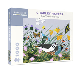 Pomegranate box front features Charley Harper art and sturdy, gift-ready presentation.