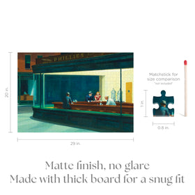 Pomegranate Snug-fit puzzle pieces ensure easy assembly and minimal puzzle dust.