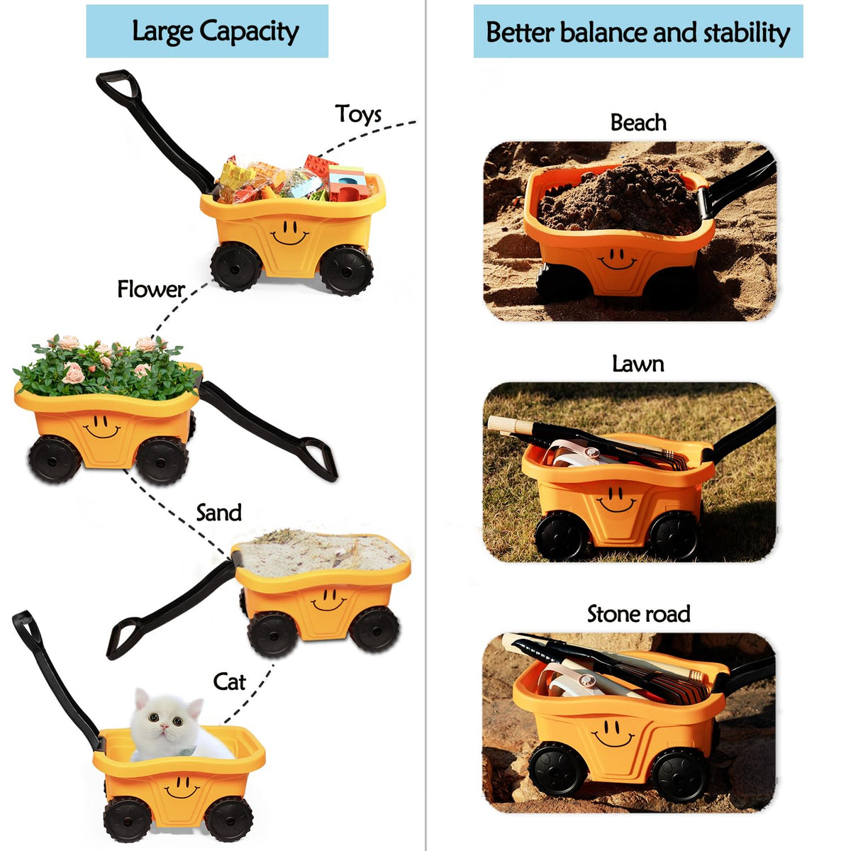 POMIKU Kids rake tool designed for small hands