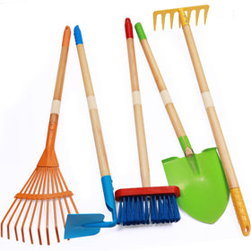 Pomiku Kids Garden Tools Shovel: child-friendly tool for digging and outdoor play.