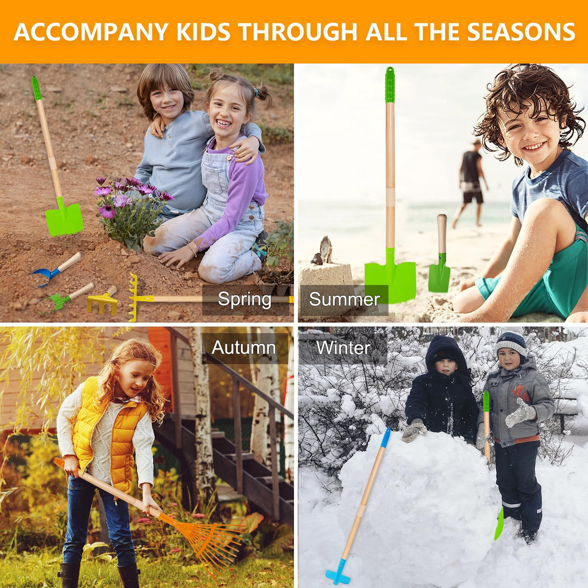 POMIKU tools in sturdy materials built for all seasons.