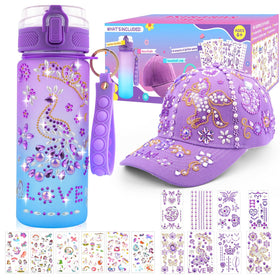 Pongime water bottle decoration kit for creative on-the-go crafting.