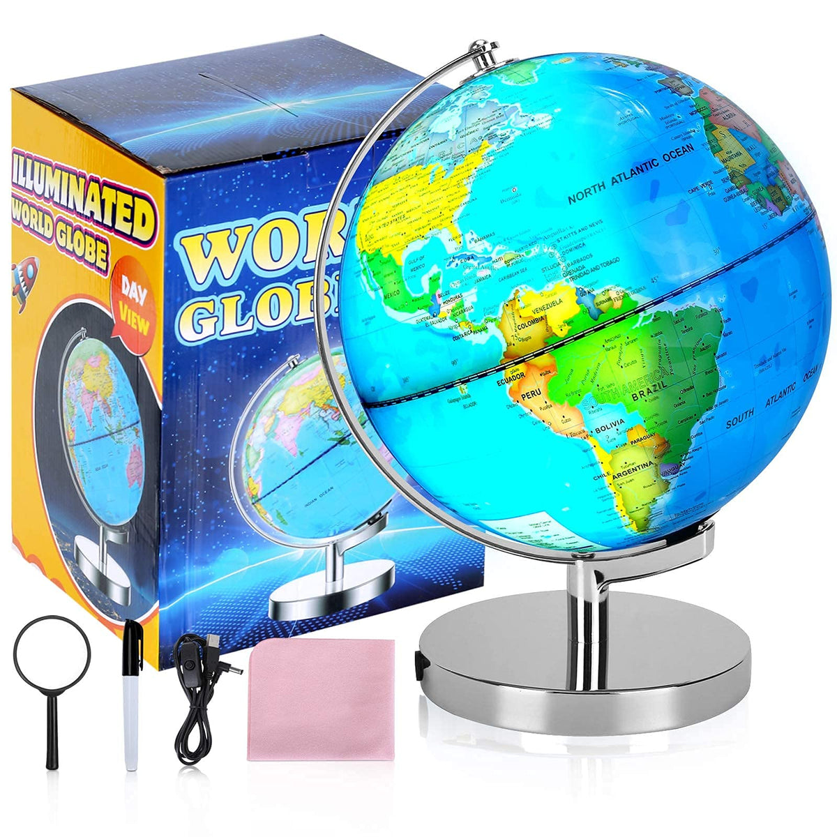 POOCCI rewritable surface lets kids annotate locations with a dry-erase pen.