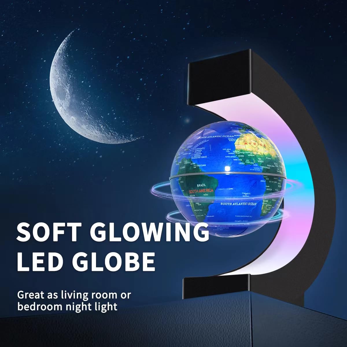 Poojaed globe showcases premium craftsmanship and futuristic aesthetics.