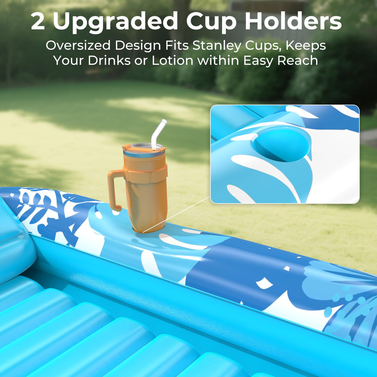 POOLACC 6-in-1 design serves as tanning bed, pool float, and ball pit