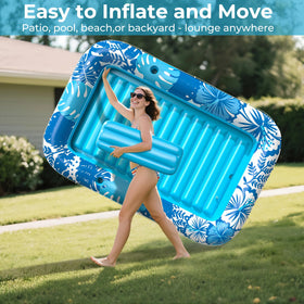 POOLACC complete kit includes pillow and grab line for easy setup