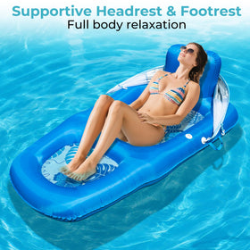 POOLACC versatile floating oasis for pool parties lake days and beach trips