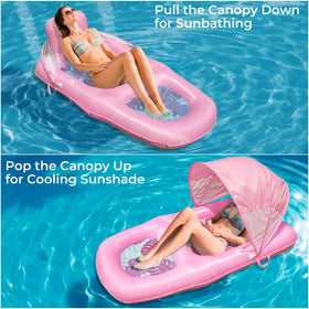 POOLACC pink design adds stylish flair to pool party setups