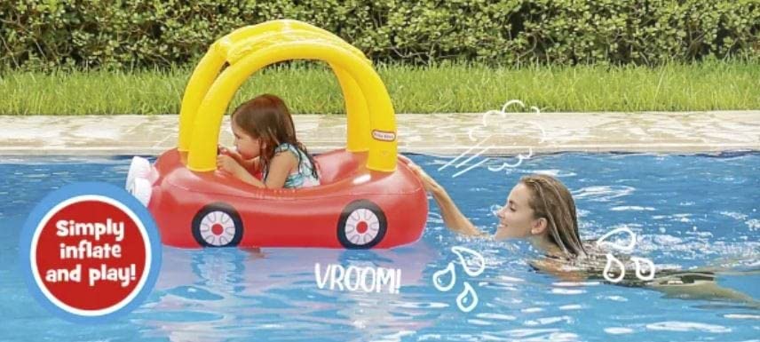 PoolCandy Little Tikes licensed float ideal for backyards and vacation pool days.