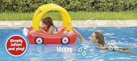 PoolCandy Little Tikes licensed float ideal for backyards and vacation pool days.
