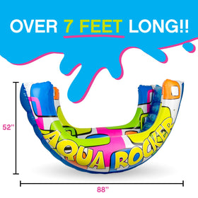 Poolmaster Aqua Rocker serves as a pool party centerpiece for games.