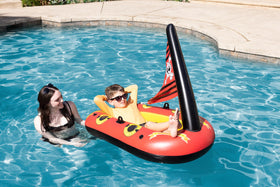 Poolmaster pirate boat oar locks enable pretend paddling fun