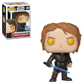 POP Funko Star Wars Anakin Skywalker Dark Side with sticker variation, collectible value.