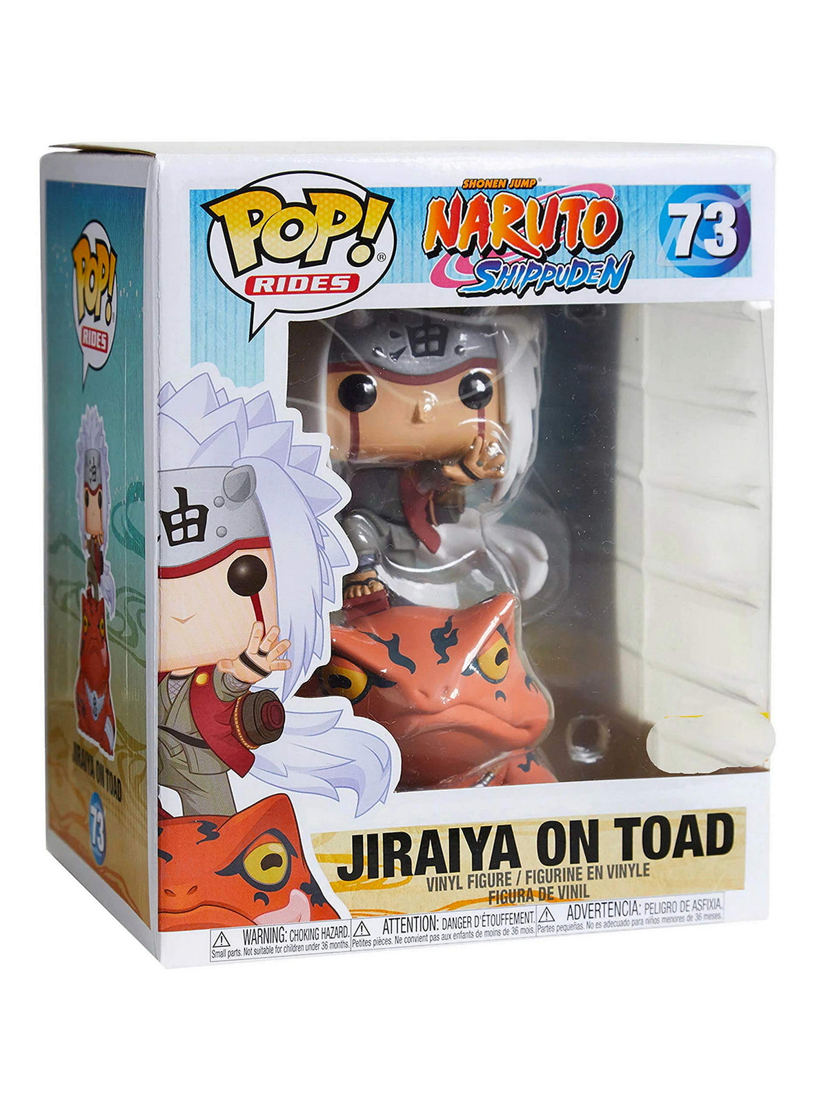 POP Jiraiya on Toad ride figure's glossy finish enhances Naruto collection visuals.