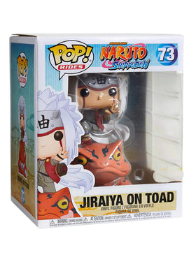 POP Jiraiya on Toad ride figure's glossy finish enhances Naruto collection visuals.