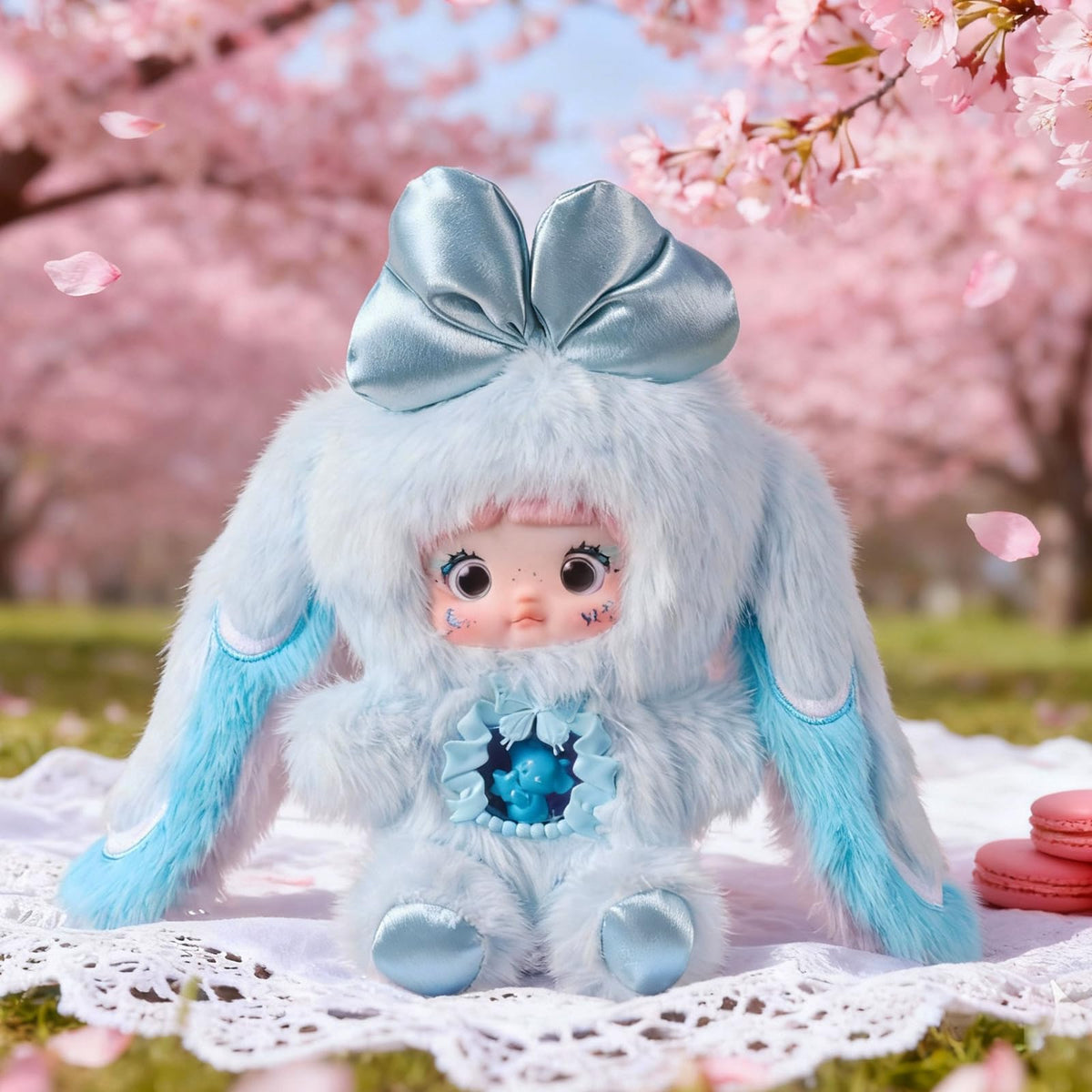 POP JOY Nommi plush for cozy decor on shelves or desks.
