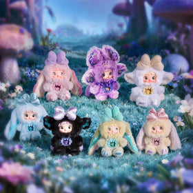 POP JOY Nommi blind box side view highlights compact size for display.