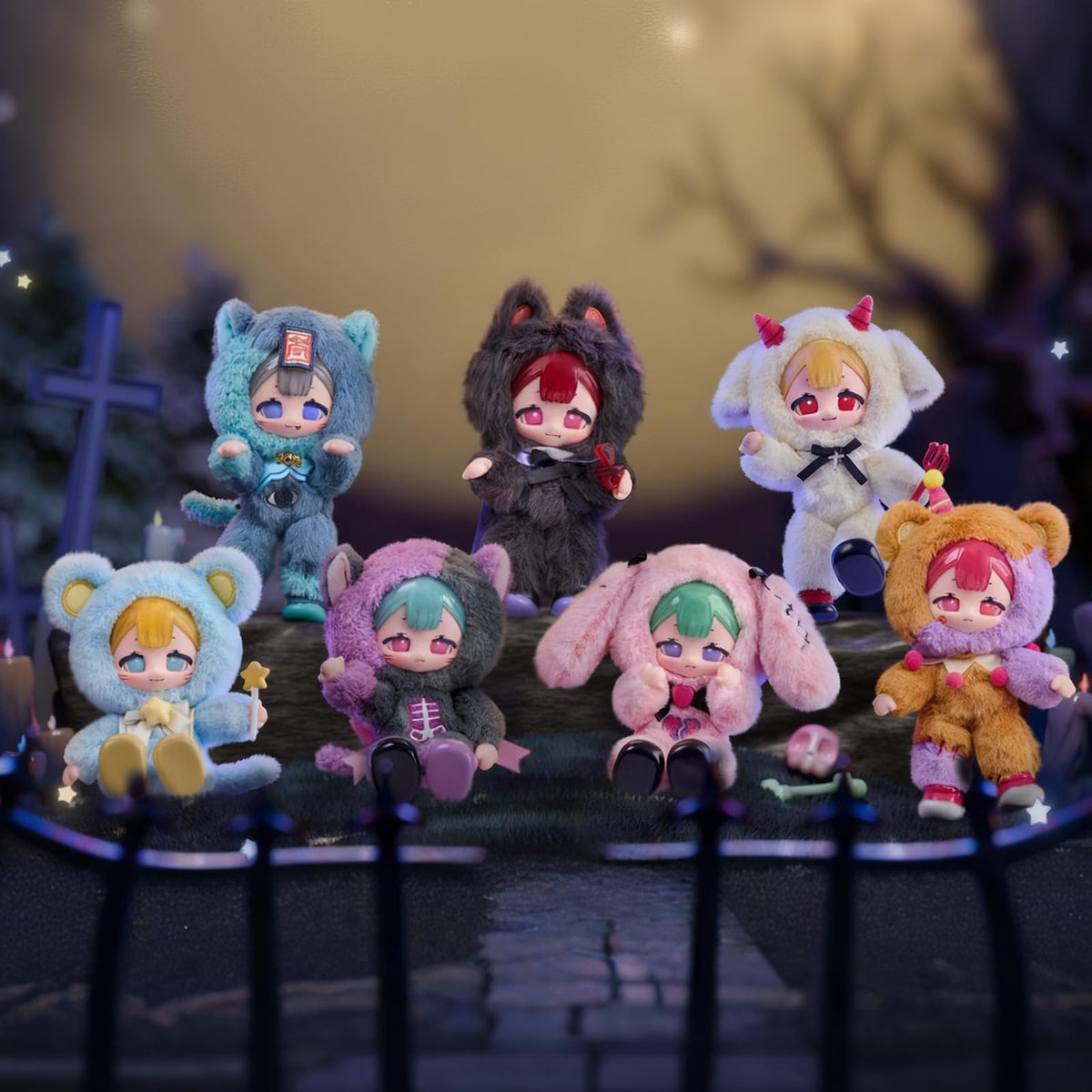 POP JOY Plush Blind Box soft fabric close-up emphasizes plush softness.