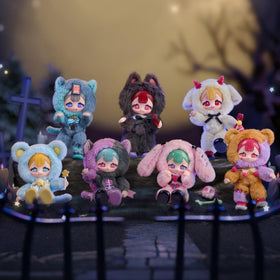 POP JOY Plush Blind Box soft fabric close-up emphasizes plush softness.