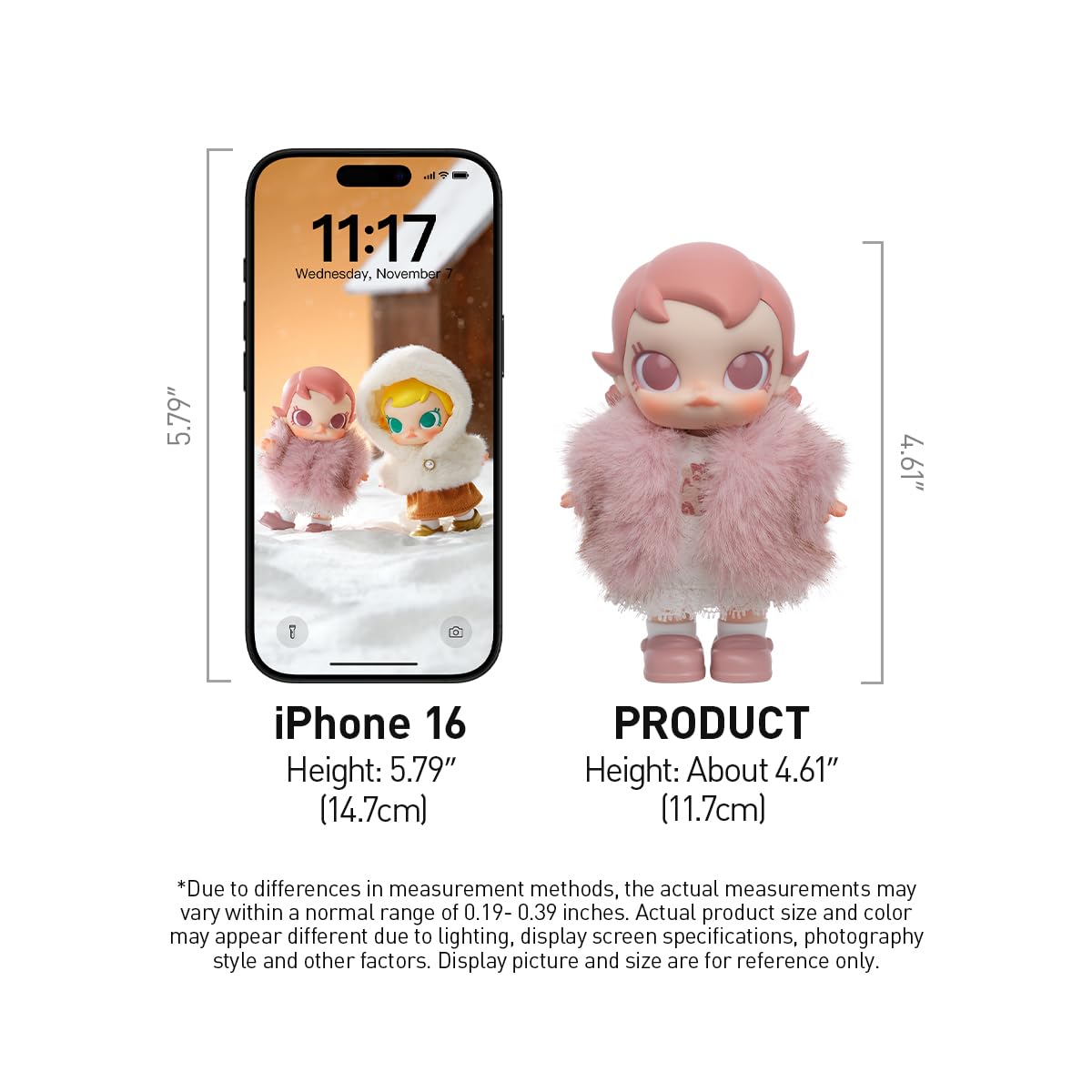 POP MART Baby Molly figure arrives in a collectible blind box.