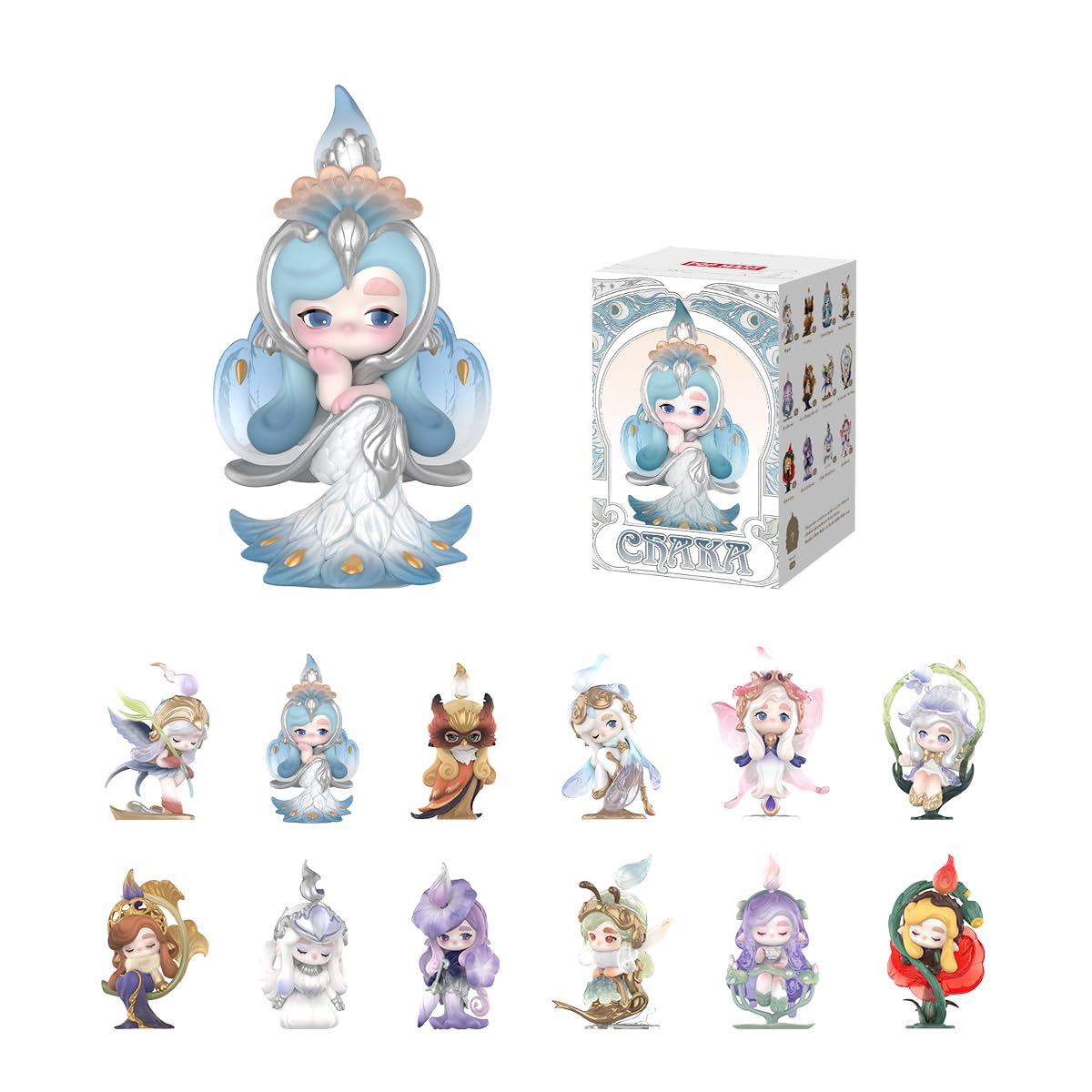 POP MART Chaka Luminous Reverie Figure 1, luminous design, ideal shelf decor and conversation starter.