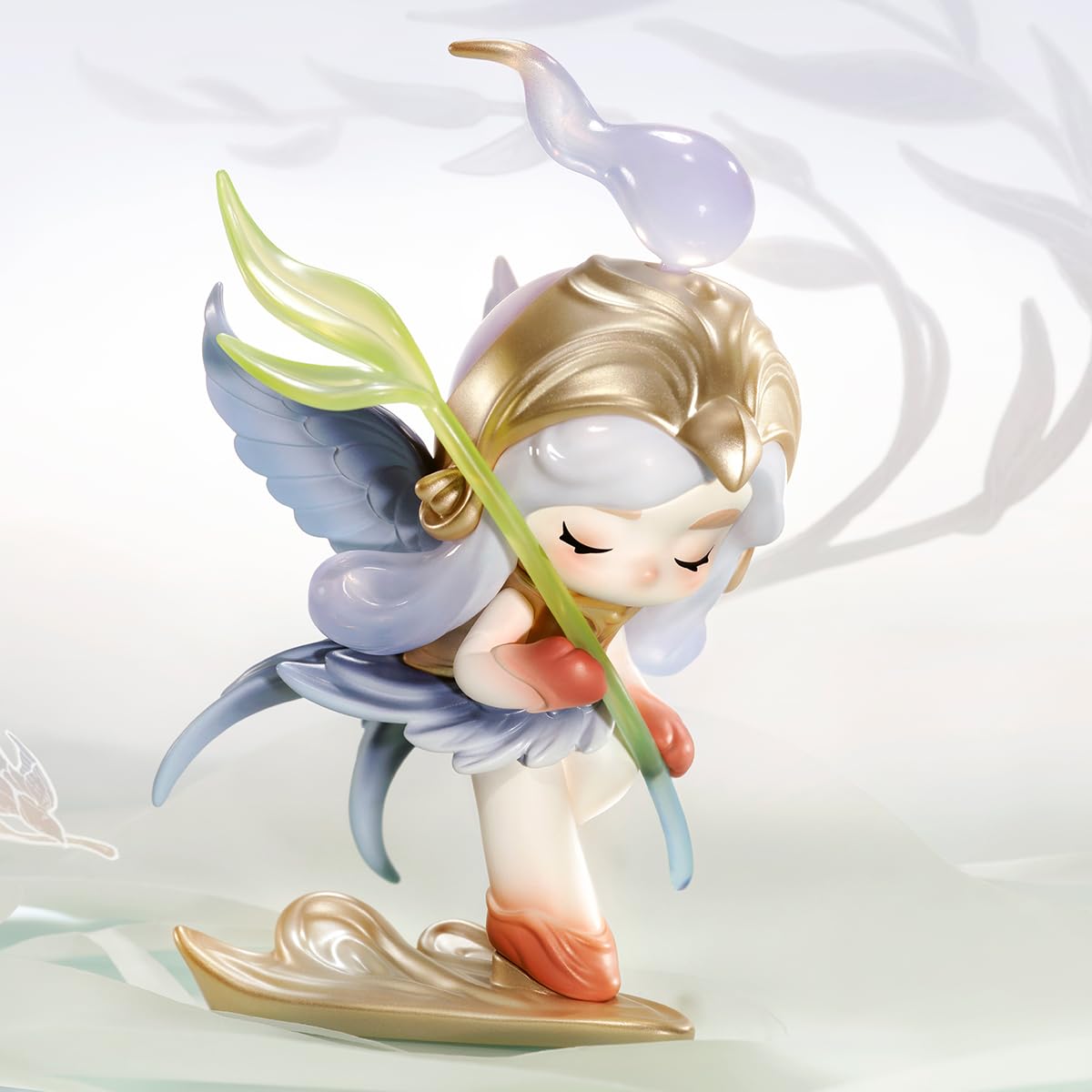 POP MART Chaka Luminous Reverie Figure 4, soft illumination, great nightstand decor.