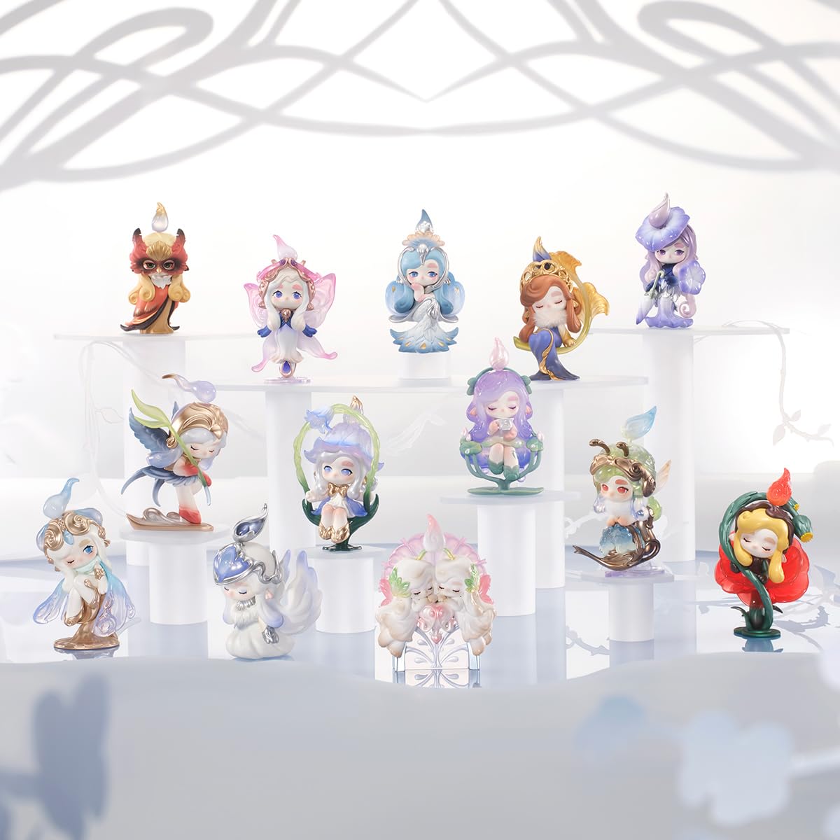 POP MART Chaka Luminous Reverie Figure 7, compact height, fits neatly on workspaces.