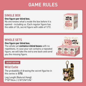 POP MART Crybaby Wild but Cutie blind-box front reveals a surprise collectible.