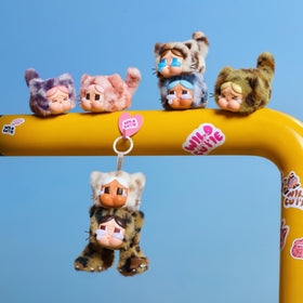 POP MART Crybaby Wild but Cutie collectible toy inspires playful display at home.