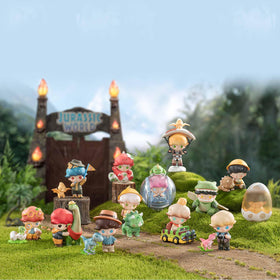 POP MART DIMOO Jurassic World desk decor adds playful character